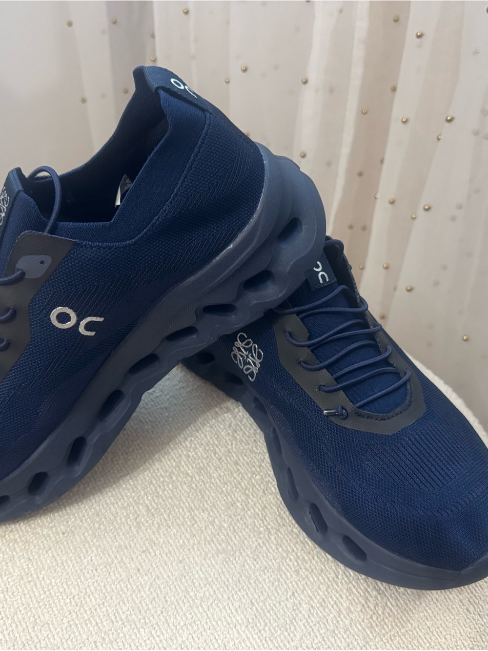 On Running Navy Blue Men's Lightweight Running Sneakers